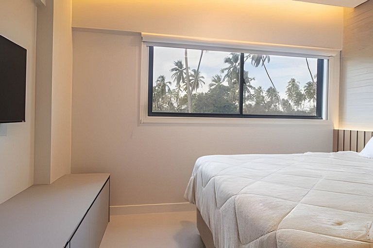 Apto 03 Quartos Pé na Areia com Piscina Privativa