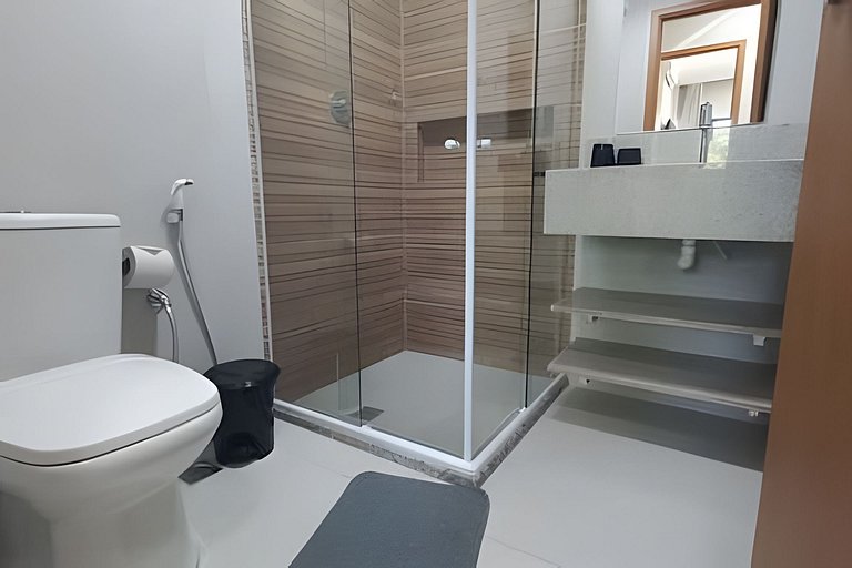 Apto Pé na Areia em Resort com Piscina Privativa