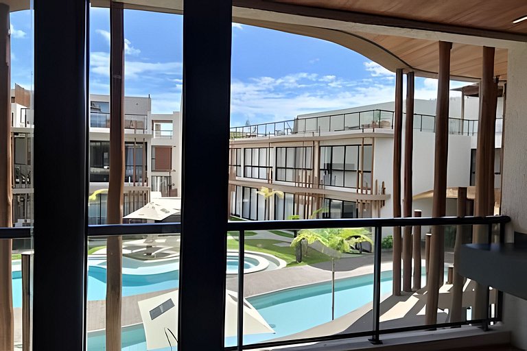 Duplex in a gated community, 150m from the beach,