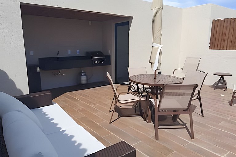 Duplex in a gated community, 150m from the beach,