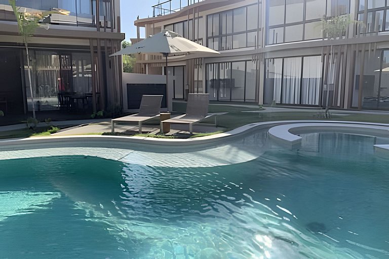 Duplex in a gated community, 150m from the beach,