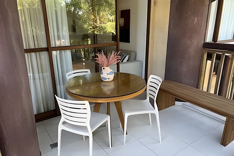 Beachfront Apartment in a Condo with Balcony