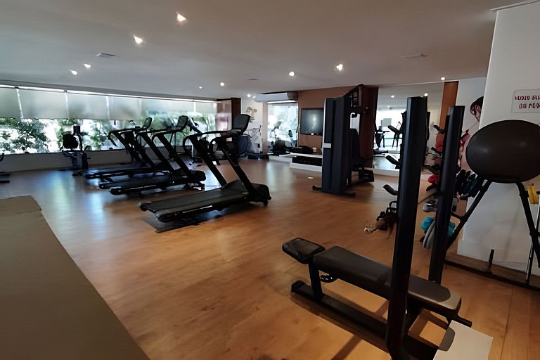 Apartamento frente a la playa en un condominio con