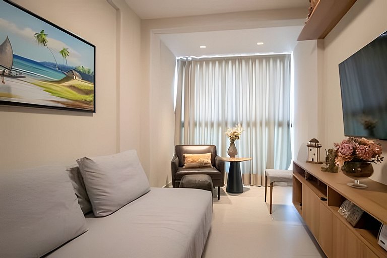 Apartment with View 3 minutes from the beach