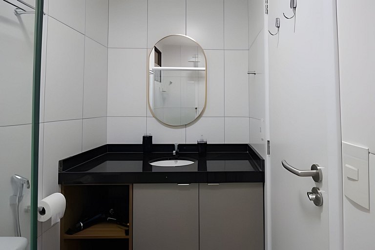 Apartamento com Vista 3min da praia