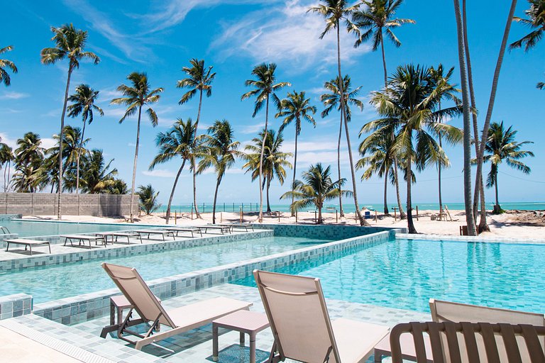 Cond Pé na Areia com Piscina Privativa